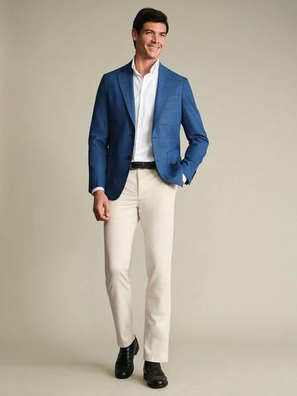 Charles Tyrwhitt Slim Fit Stretch Wool Blend Suit Jacket, Royal Blue, Royal Blue