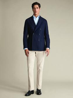 Charles Tyrwhitt Wool Blend Stretch Slim Fit Blazer, Navy - view 2, Navy