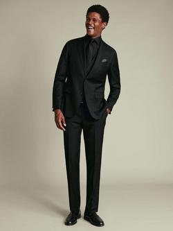 Charles Tyrwhitt Slim Fit Stretch Wool Suit Jacket - view 2, Black