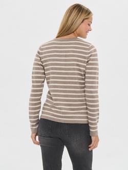 Saint Tropez Mila Striped Cardigan - view 2, Atmosphere/Gray Morning