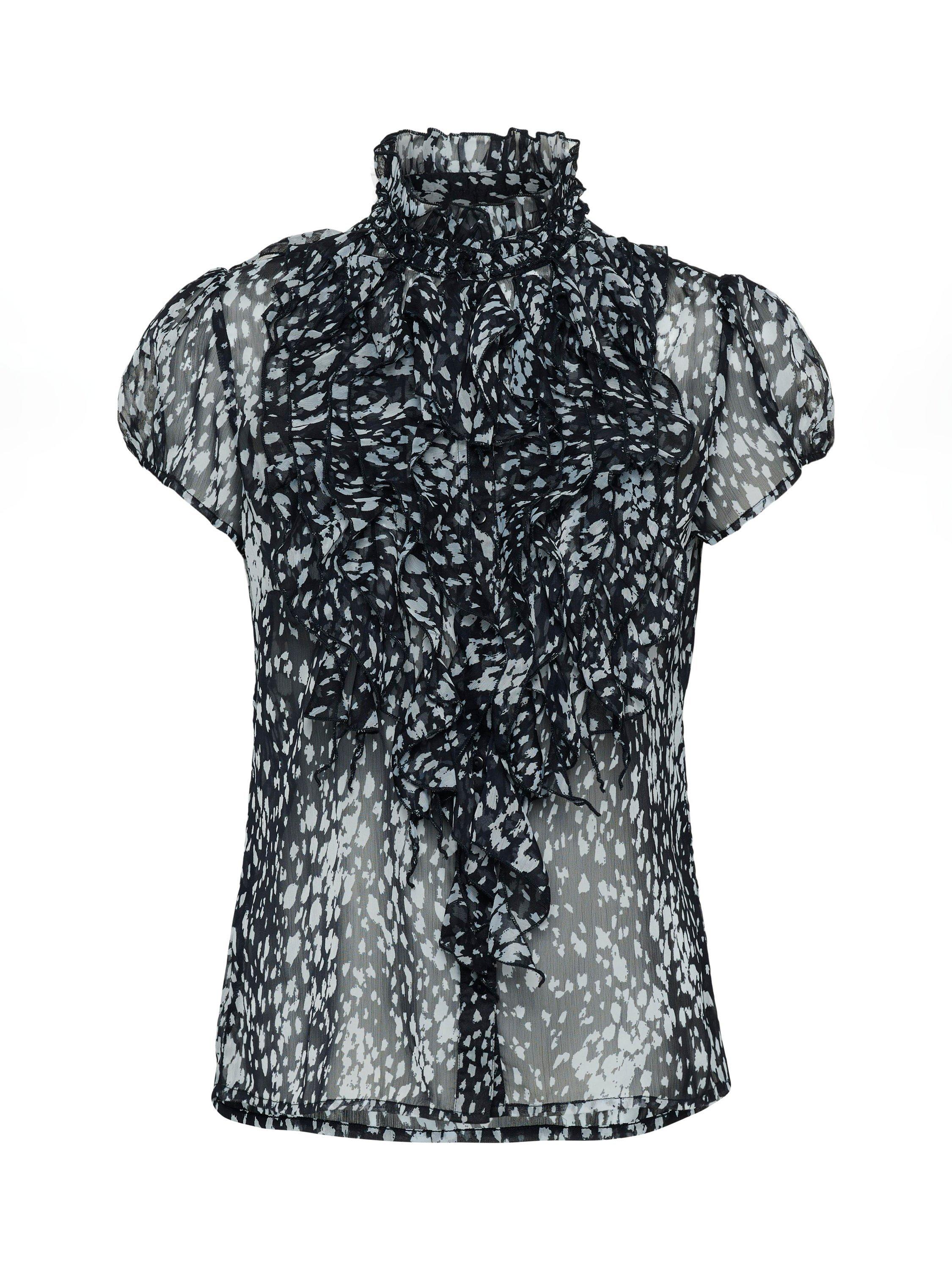 Product image 5 of 6, which shows Saint Tropez Lilja Blouse, Night Sky/Multi, XS