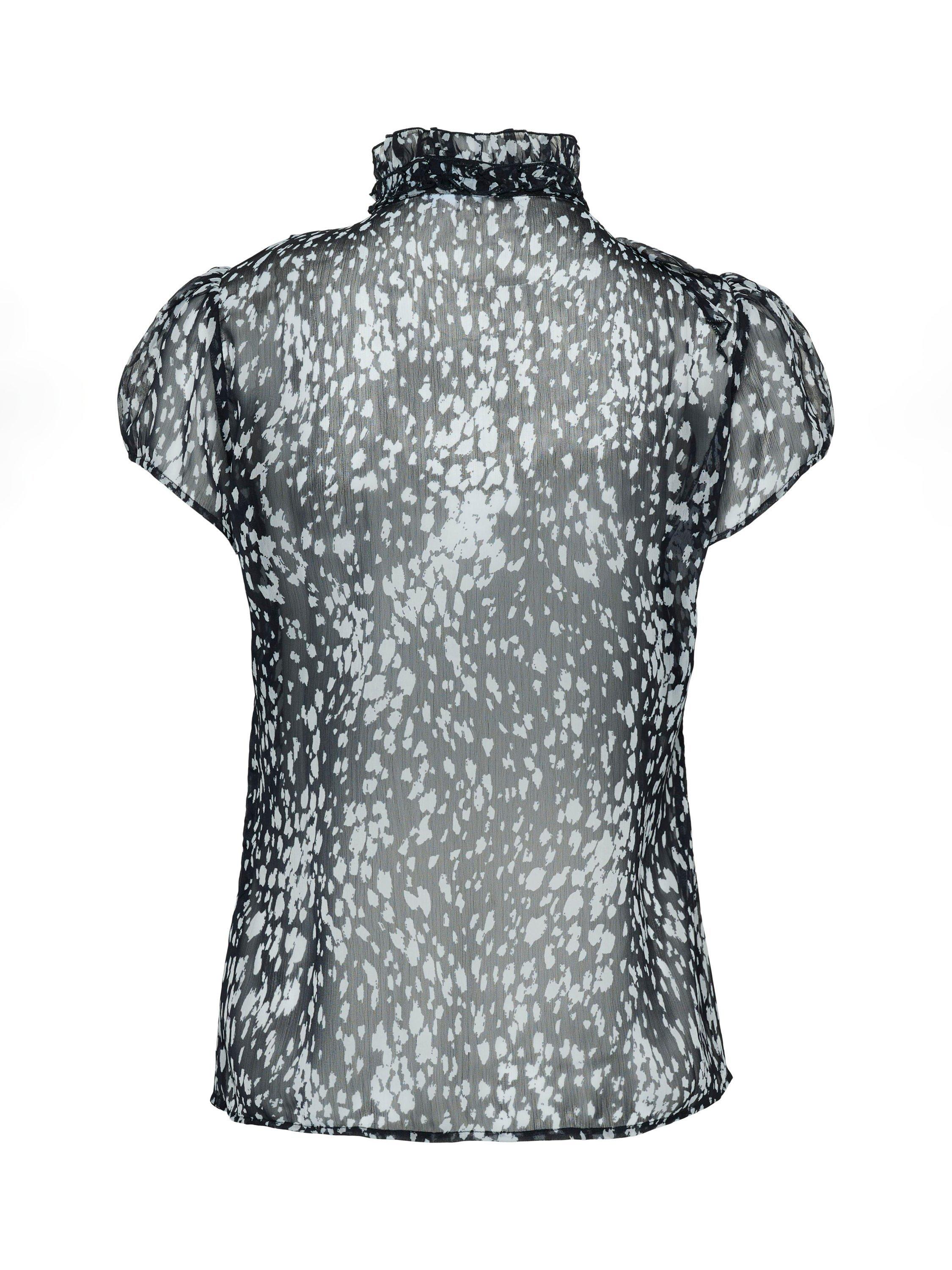 Product image 6 of 6, which shows Saint Tropez Lilja Blouse, Night Sky/Multi, XS