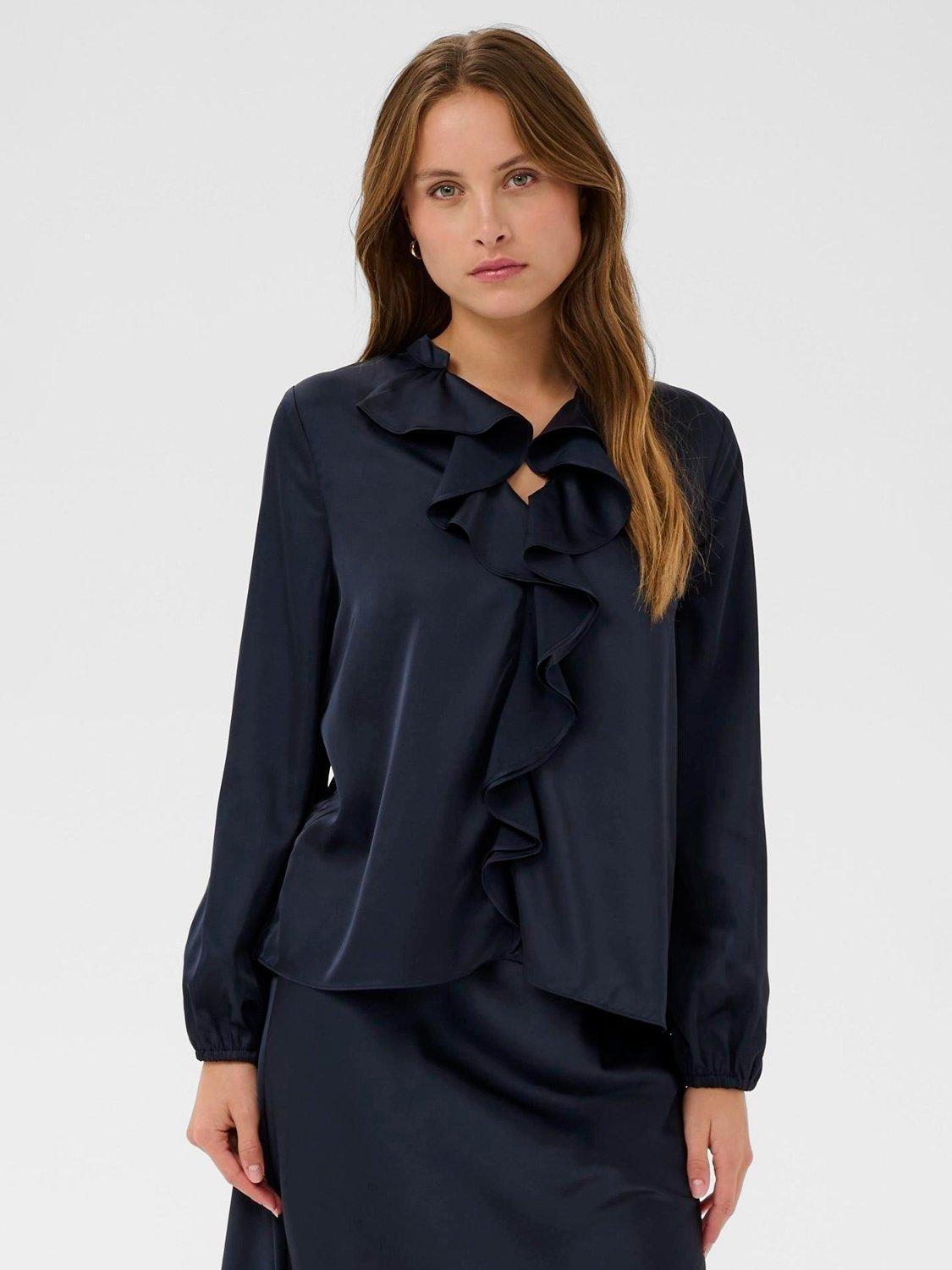 Product image 1 of 6, which shows Saint Tropez Lodisa Blouse, Night Sky, XS