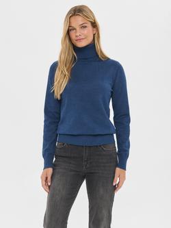 Saint Tropez Mila Roll Neck Jumper, Pageant Blue Melange