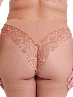 Curvy Kate Wild One Brazilian Knickers, Black - view 2, Beige
