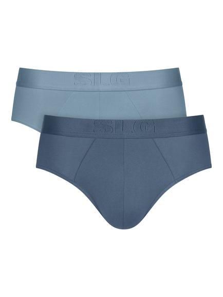 sloggi SLG Base Soft Briefs, Pack of 2, Light Blue