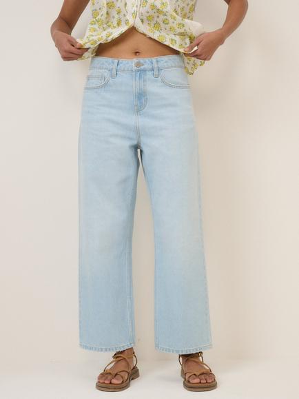 Nobody's Child Leyton Cropped Boyfriend Jeans, Blue, Blue