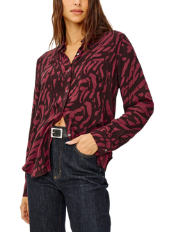 Rails Josephine Tiger Print Shirt, Red/Black, Red/Black