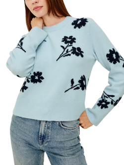 Rails Anise Floral Jumper, Blue Multi, Blue Multi