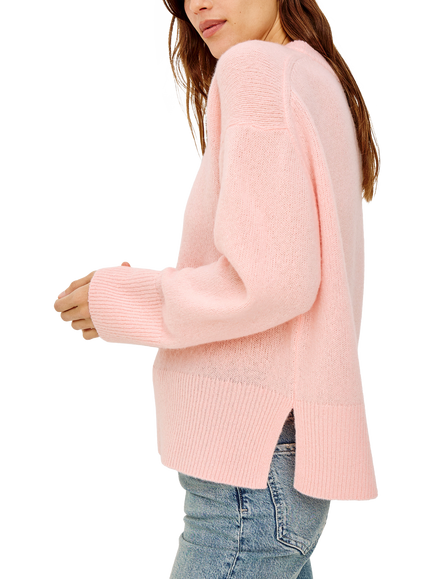 Rails Miranda Cashmere Silk Jumper, Pink - view 2, Pink