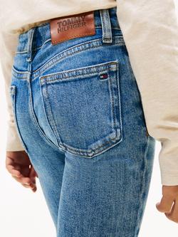 Tommy Hilfiger Kids' Flare Vintage Jeans, Mid Blue - view 2, Mid Blue