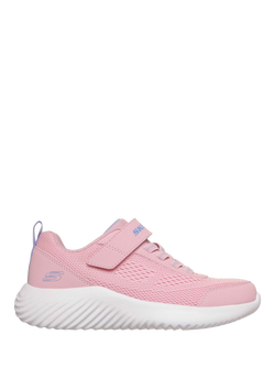 Skechers Kids' Bounder Mesh Trainers, Light Pink, Light Pink
