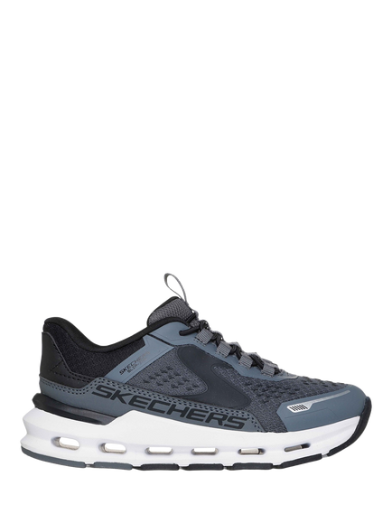 Skechers Kids' Hands Glide Step Plus Vista Lane Trainers, Charcoal/Black