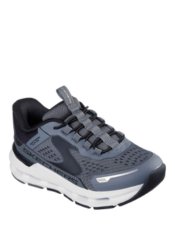 Skechers Kids' Hands Glide Step Plus Vista Lane Trainers - view 2, Charcoal/Black