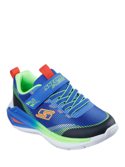 Skechers Kids' S-Lights Tri-Namics 2.0 Trainers, Blue/Multi - view 2, Blue/Multi