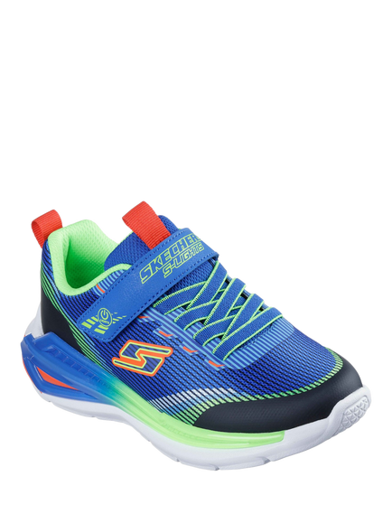 Skechers Kids' S-Lights Tri-Namics 2.0 Trainers, Blue/Multi - view 2, Blue/Multi