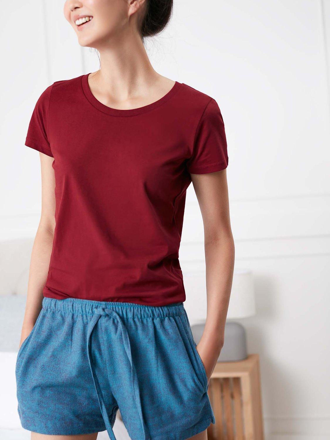 Product image 2 of 6, which shows British Boxers Herringbone Brushed Cotton Pyjama Shorts, Stornoway, S