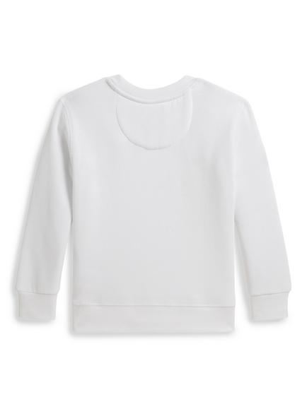 Polo Ralph Lauren Kids' Wimbledon 2026 Bear Sweatshirt, White - view 2, White