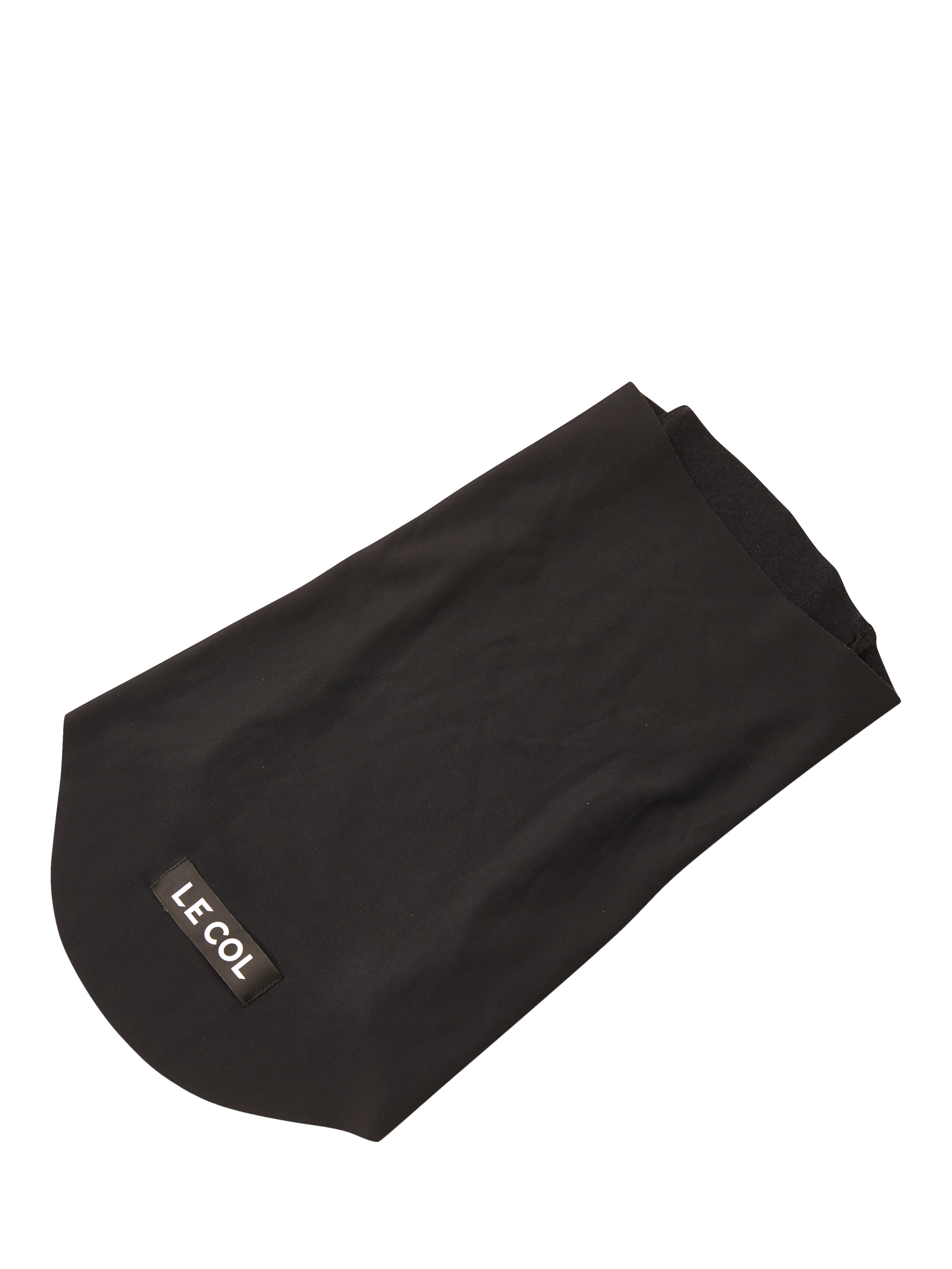 Product image 1 of 3, which shows Le Col Cycling Snood, Black/Black, One Size
