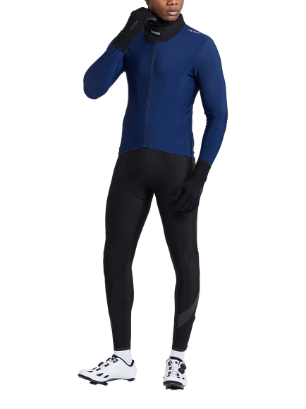 Le Col Cycling Snood - view 2, Black/Black