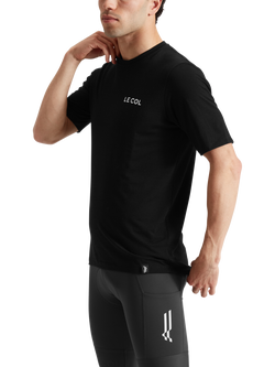 Le Col Men's ARC Merino T-Shirt - view 2, Black
