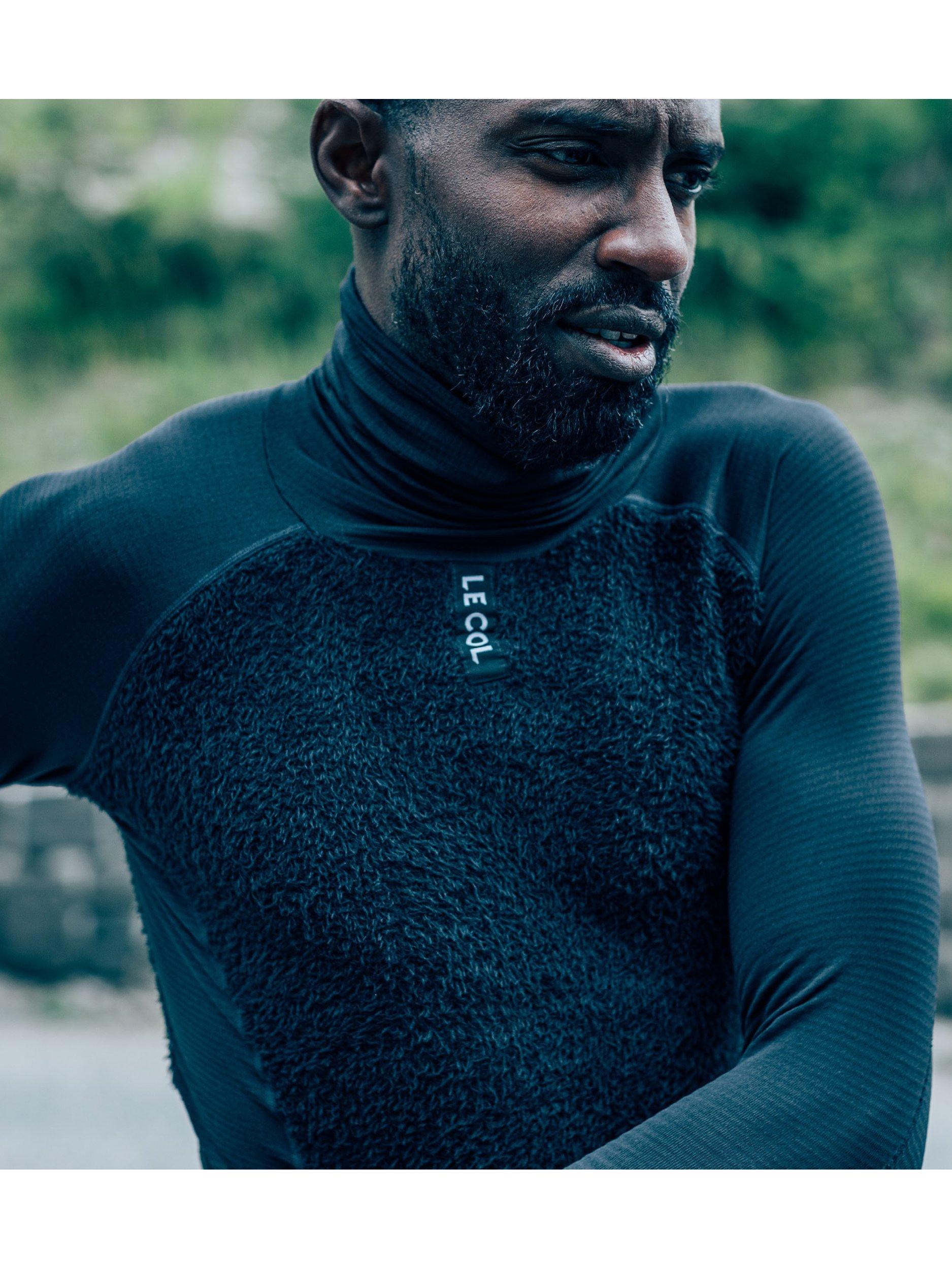 Product image 3 of 4, which shows Le Col Men's Deep Winter Base Layer, Black, XS