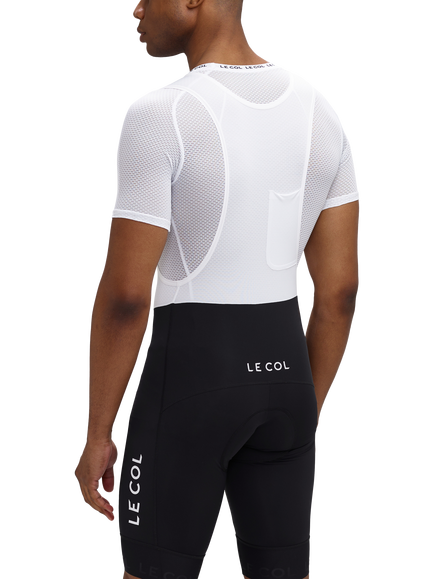 Le Col Men's Pro Air Short Sleeve Base Layer, Le Col White - view 2, Le Col White