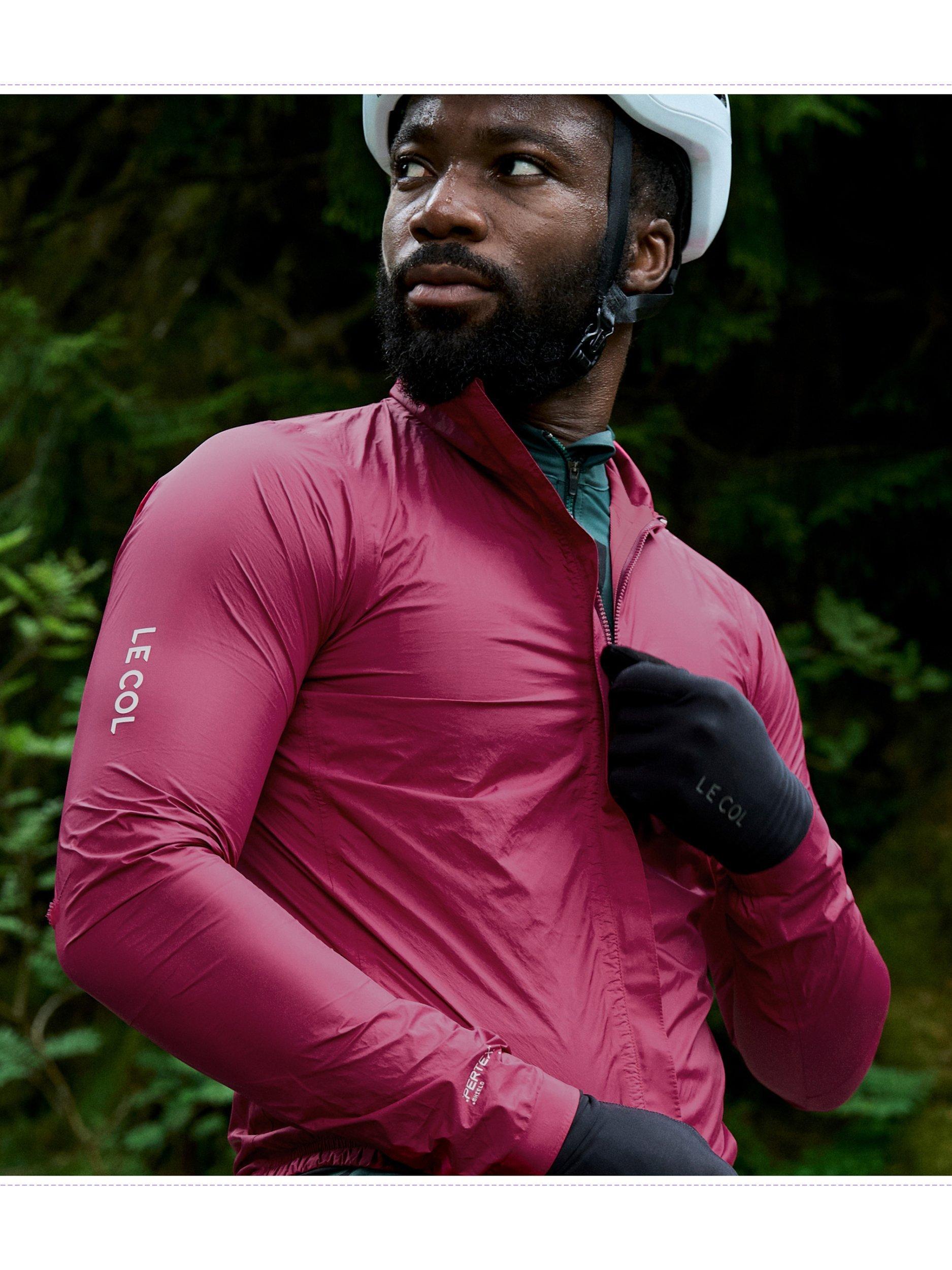 Product image 3 of 4, which shows Le Col Pro Lightweight Rain Jacket, Grape, S
