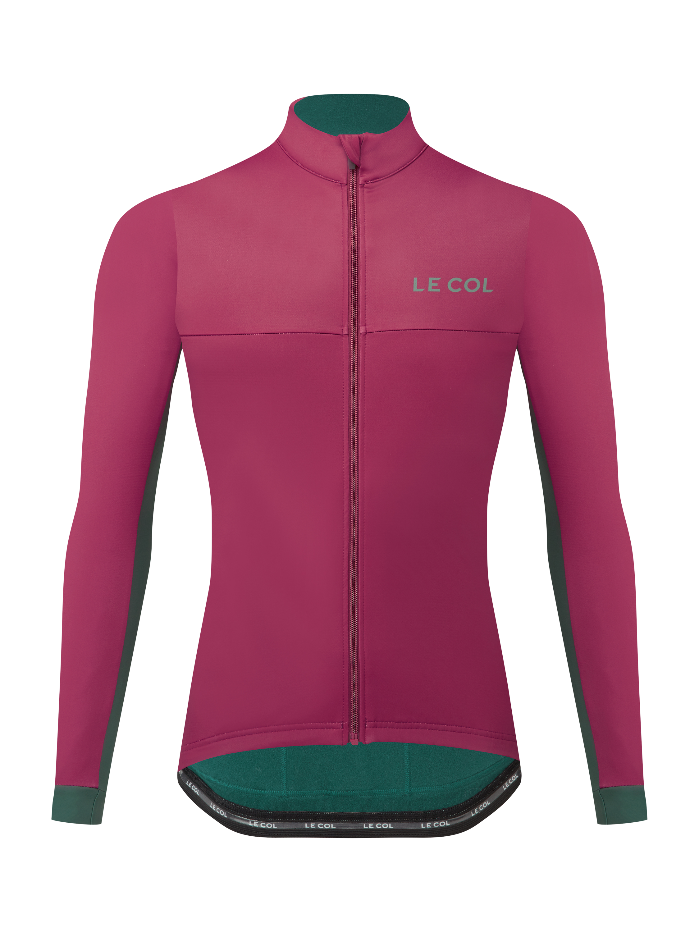 Product image 4 of 4, which shows Le Col Sport Jacket, Grape/Forest Green, XS