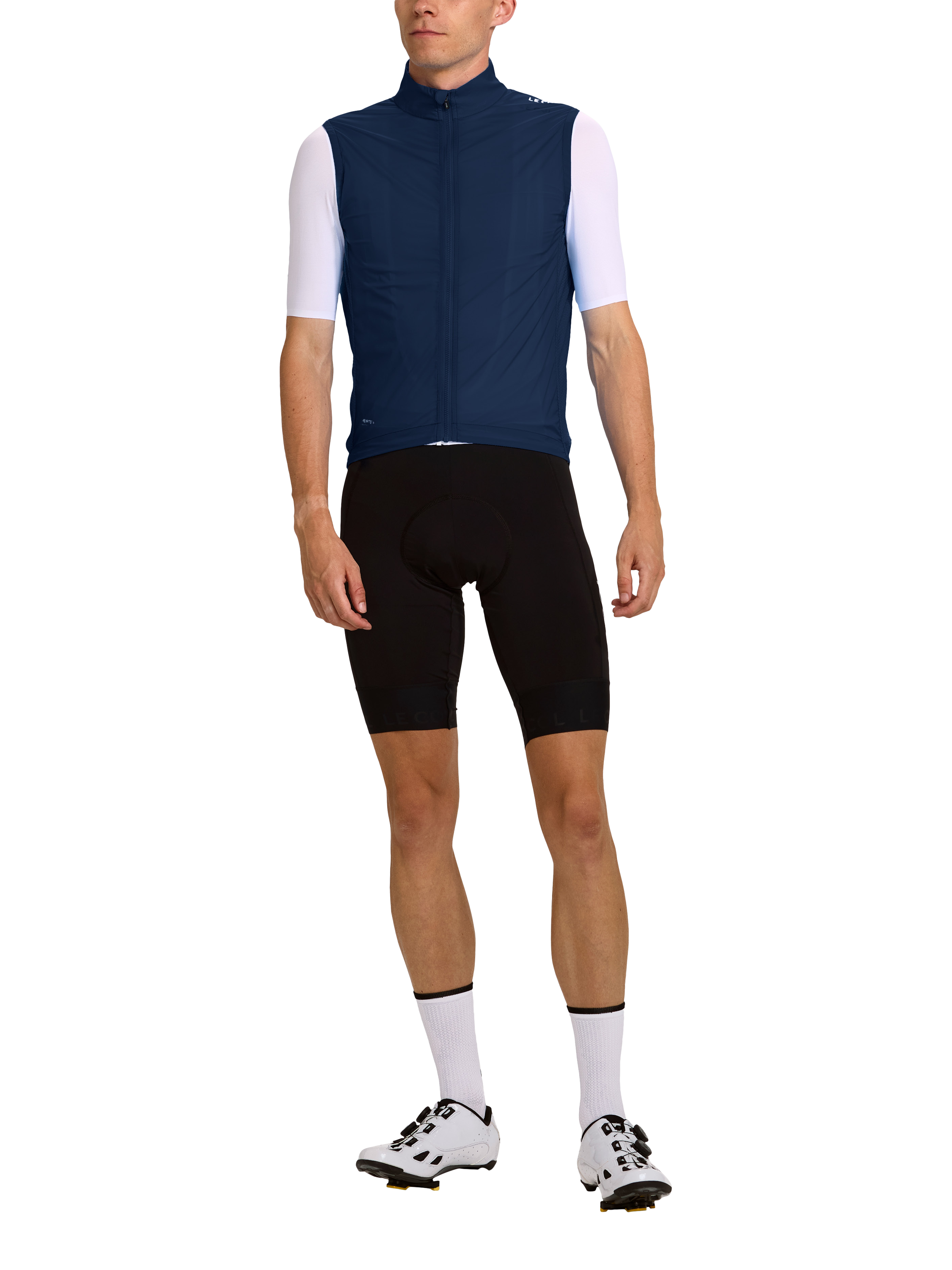 Product image 1 of 4, which shows Le Col Pro Gilet, Navy, XS