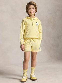 Ralph Lauren Kids' Quarter Zip Hoodie, Yellow - view 2, Yellow