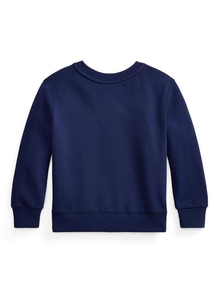 Ralph Lauren Kids' Cotton Blend Sweatshirt, Newport Navy - view 2, Newport Navy
