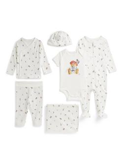 Ralph Lauren Baby Cotton Nautical Bear Gift Box Set, Multi, Multi