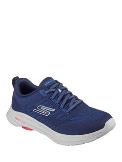 Skechers Skechers GO WALK 8 Day Trainers - view 2, Navy/Red