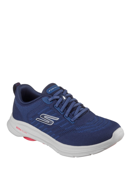 Skechers Skechers GO WALK 8 Day Trainers - view 2, Navy/Red