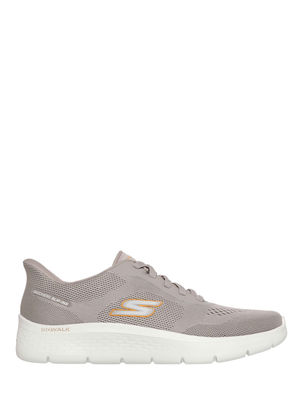 Skechers Go Walk Flex Trainers, Taupe, Taupe