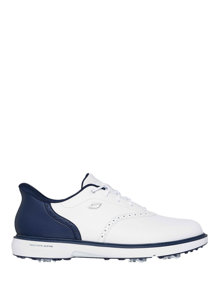Skechers Hands Free Slip-ins: GO GOLF Prestige Trainers, White/Navy, White/Navy