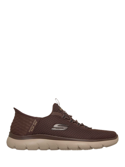 Skechers Summits Slip-in Trainers, Chocolate