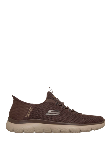 Skechers Summits Slip-in Trainers, Chocolate