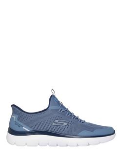 Skechers Summits Top Rate Slip-In Trainers, Slate