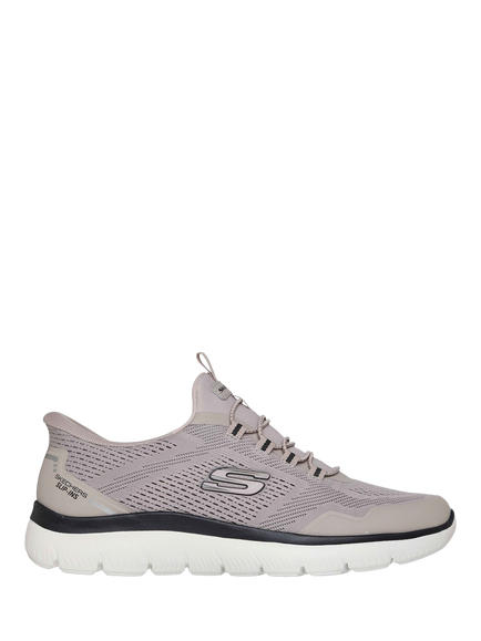 Skechers Summits Top Rate Slip-In Trainers, Taupe/Black