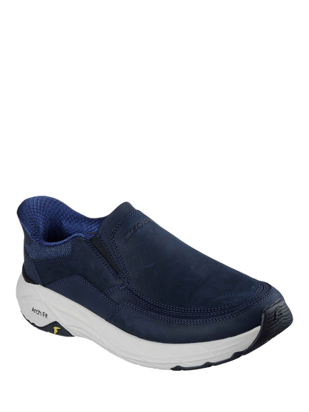 Skechers Hands Free Slip-ins Arch Fit Maverick Trainers - view 2, Navy