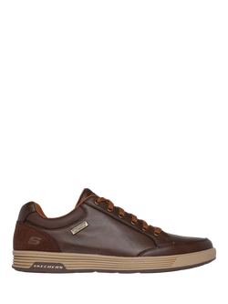 Skechers Cavell Sparkman Waterproof Trainers, Chocolate