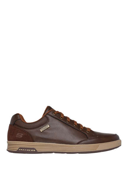 Skechers Cavell Sparkman Waterproof Trainers, Chocolate