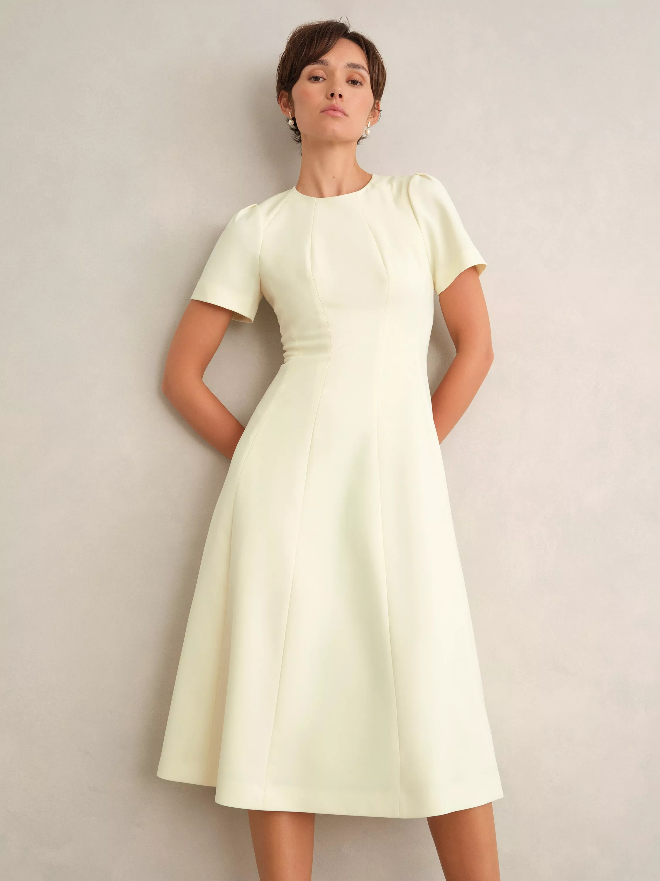 Shop Women's Yellow Hobbs Dresses | John Lewis & Partners