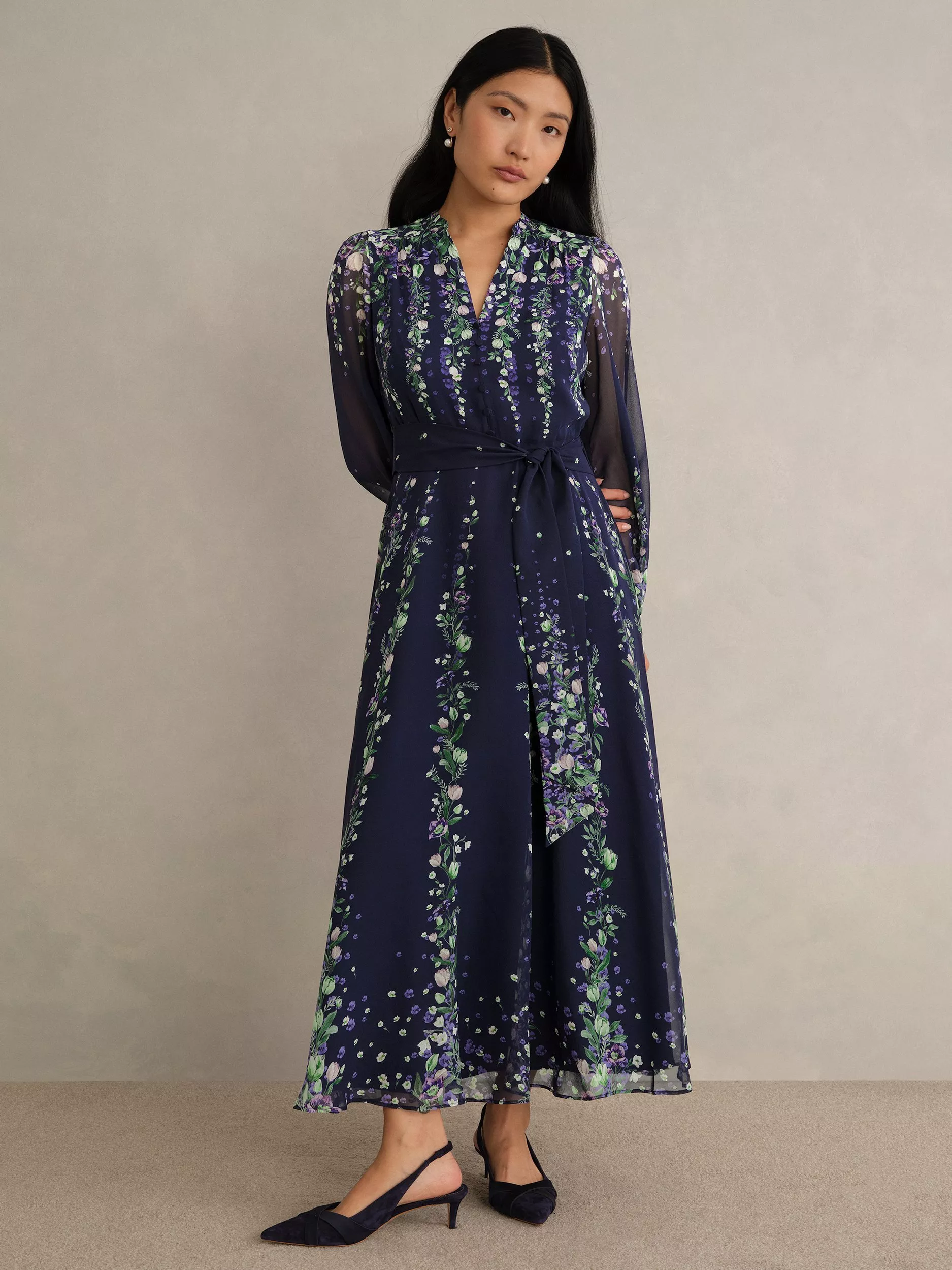 chinese dress ladies Satin Twist Back Maxi Dress in Rust main image 1