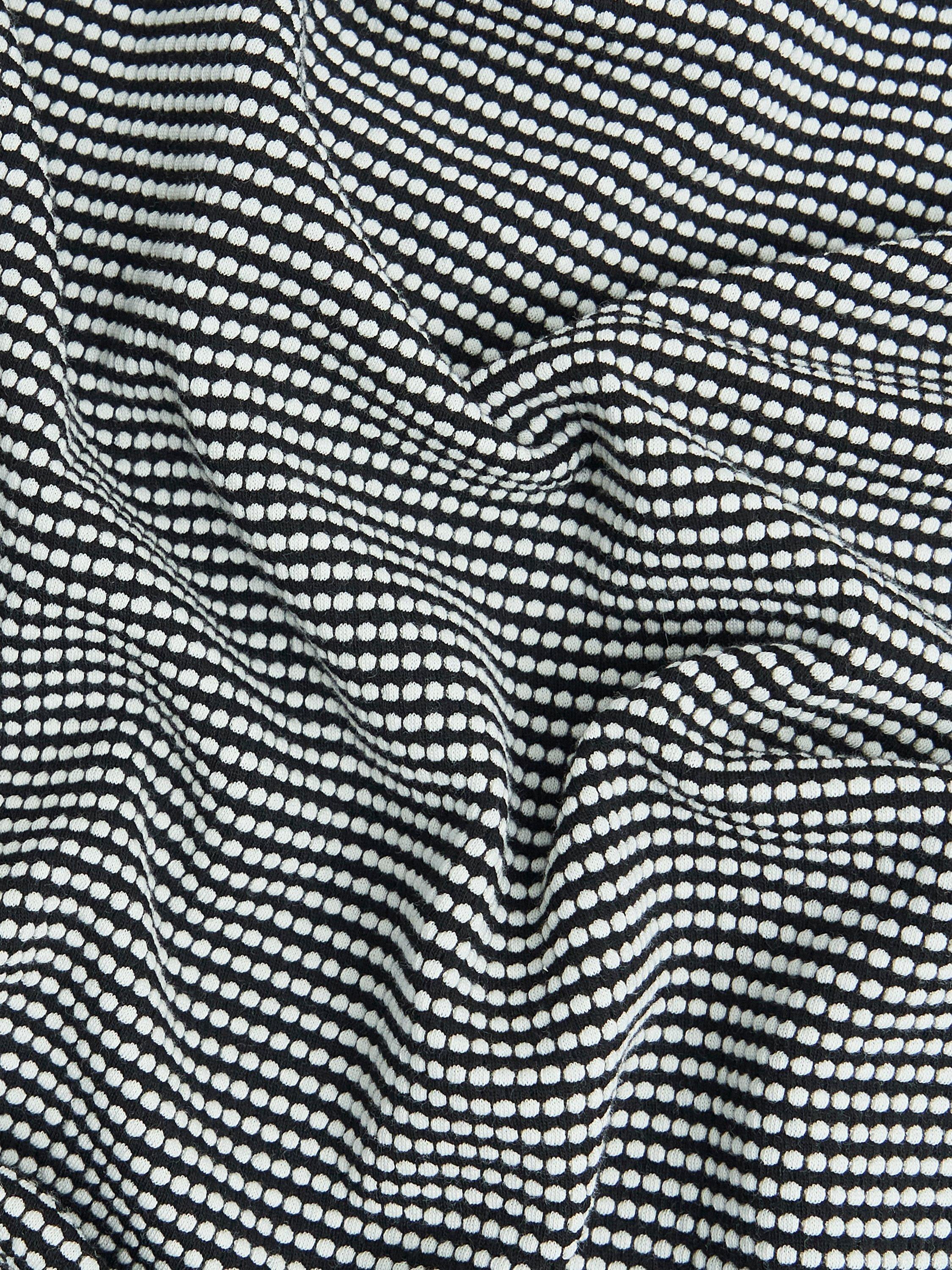 Product image 7 of 7, which shows Hobbs Tali Textured Top, Navy/Ivory, L