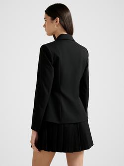 Forever New Lenora 2-in-1 Blazer Mini Dress, Black - view 2, Black