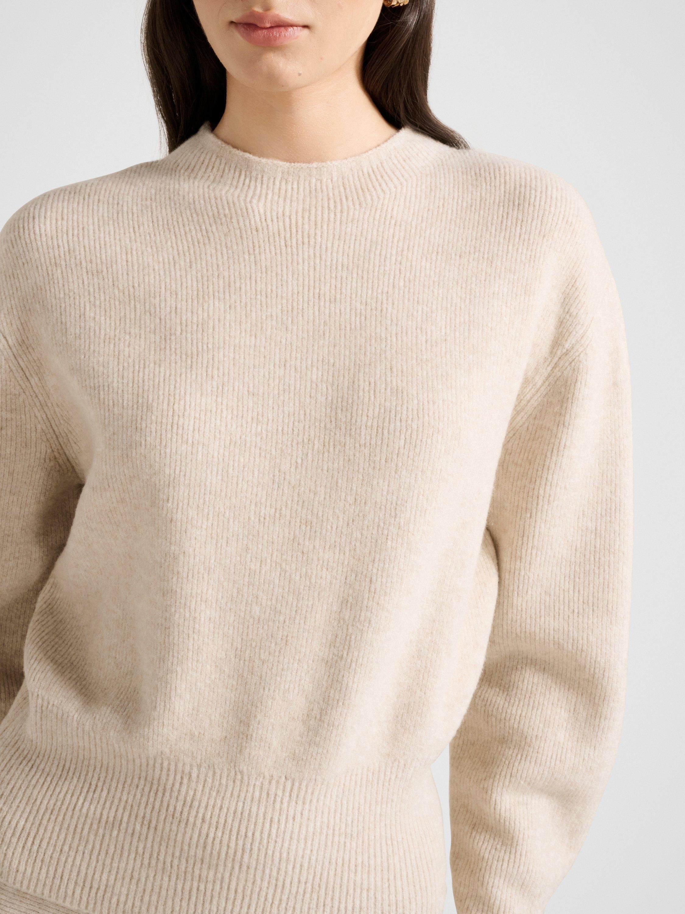 Product image 4 of 5, which shows Forever New Cora Cinched Hem Jumper, Oat Co-ord, L