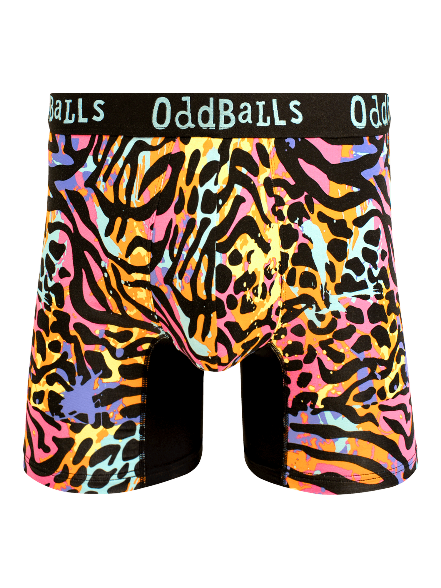 Product image 4 of 8, which shows OddBalls Collectors Patterned Boxer Shorts, Pack of 6, Multi, S